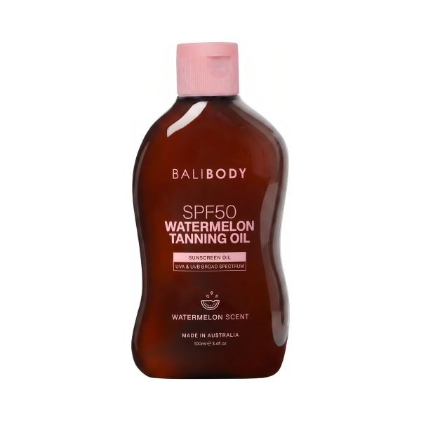 Олія для засмаги з насінням кавуна Tanning oil spf 50 Watermelon