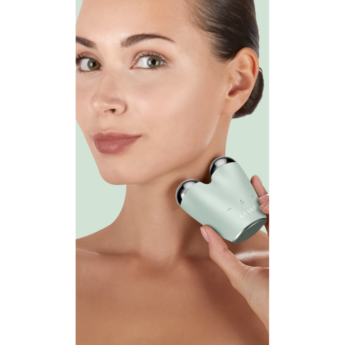 Мікрострумовий підтягувач обличчя Microcurrent Face-Lifter 6 в 1 Green