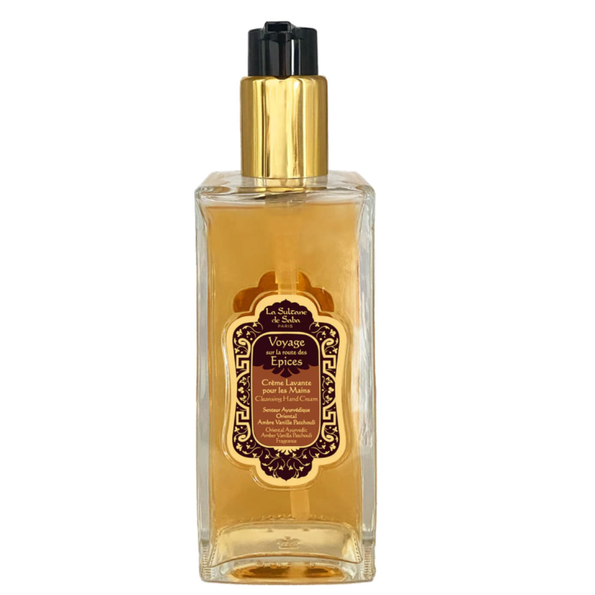 Рідке мило для рук Hand cleansing cream Ayurvedic, amber vanilla patchouli