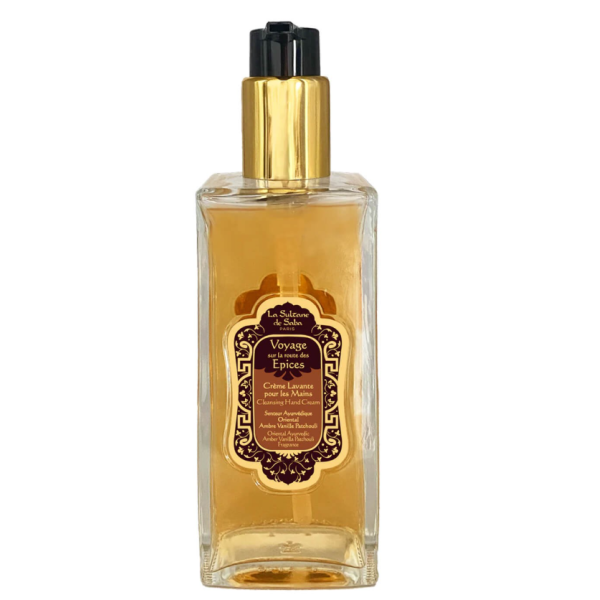 Рідке мило для рук Hand cleansing cream Ayurvedic, amber vanilla patchouli