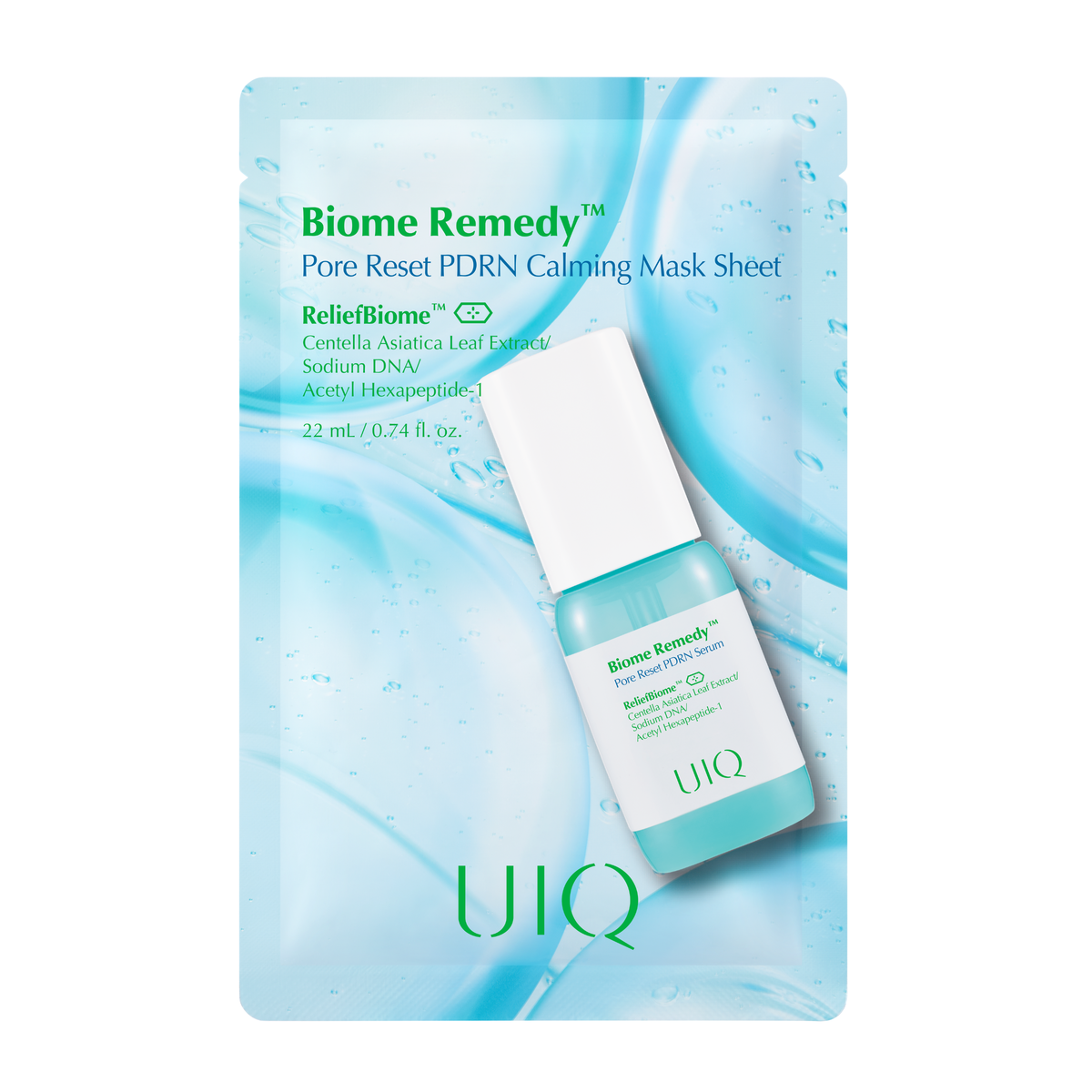 Заспокійлива тканинна маска Sheet biome remedy pore reset mask