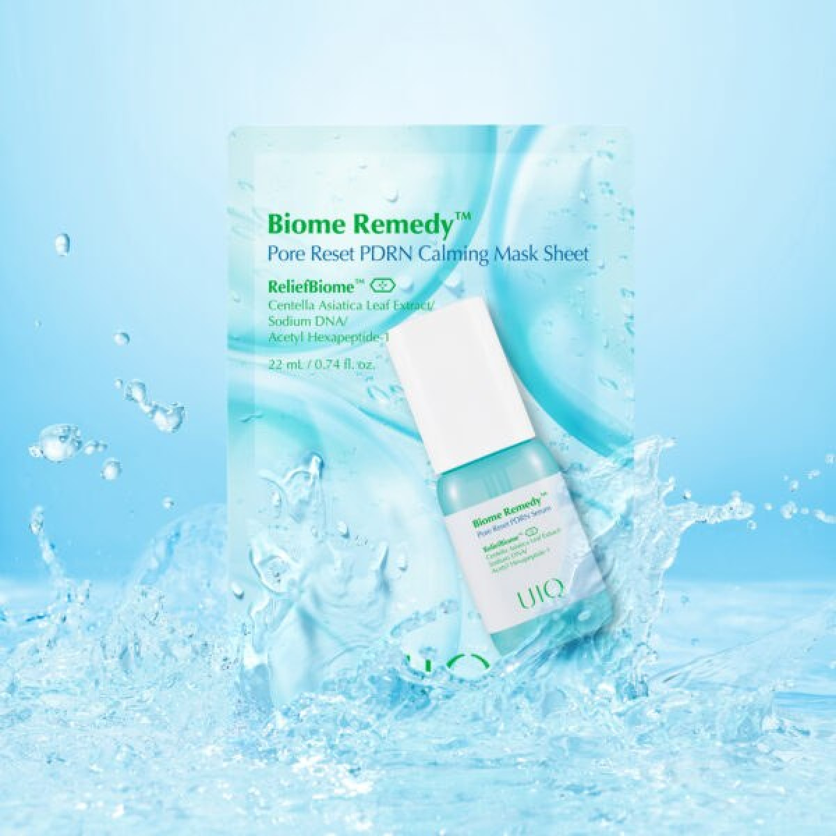 Заспокійлива тканинна маска Sheet biome remedy pore reset mask