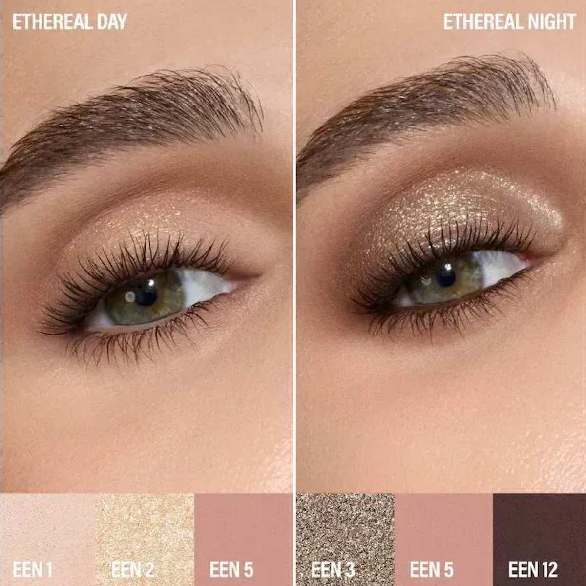 Палітра тіней Eyeshadow palette ethereal eyes nature