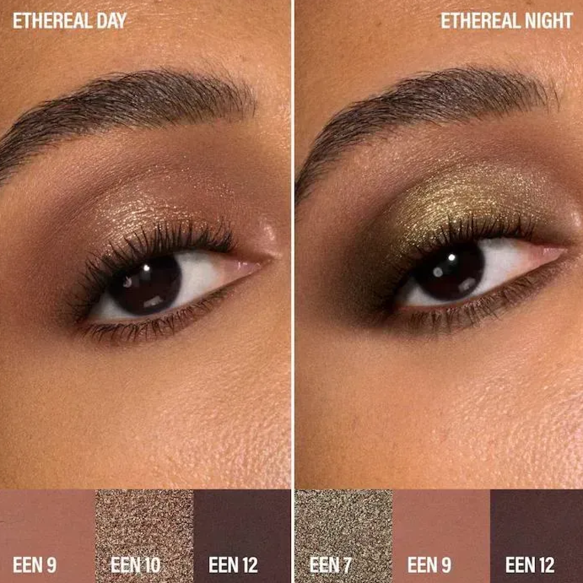 Палітра тіней Eyeshadow palette ethereal eyes nature