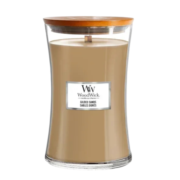 Ароматична свічка з ароматом інжиру та гваякового дерева Large candle Gilded sands
