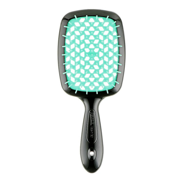 Щітка для волосся Superbrush the original Black + bright green