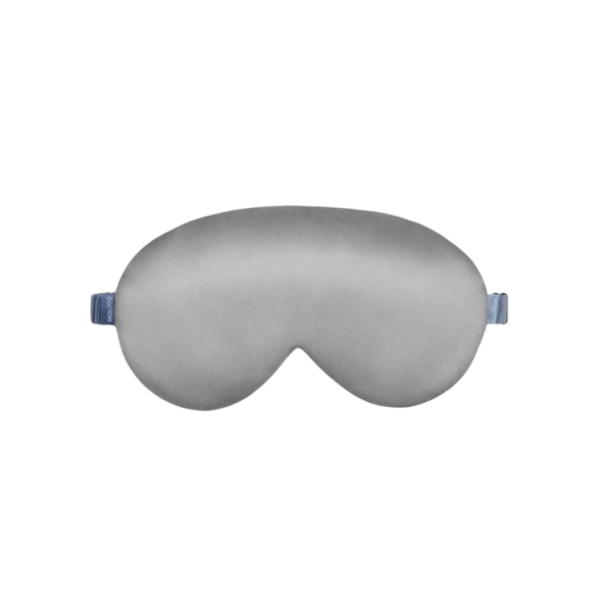 Шовкова маска для сну Silk sleep mask Stone grey