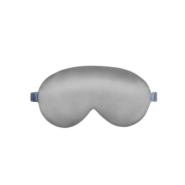 Шовкова маска для сну Silk sleep mask Stone grey