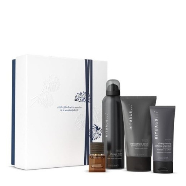 Подарунковий набір (парфум+пінка для душу+скраб+шампунь) Gift set homme size M