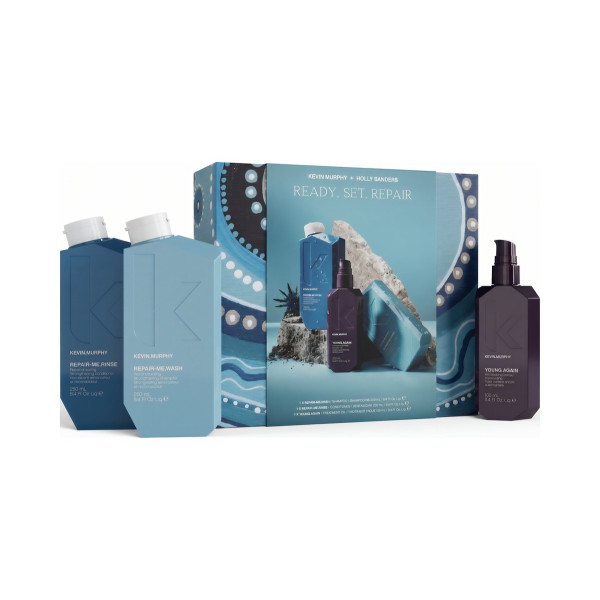 Набір для реконструкції та відновлення пошкодженого волосся Hair set ready, set, repair