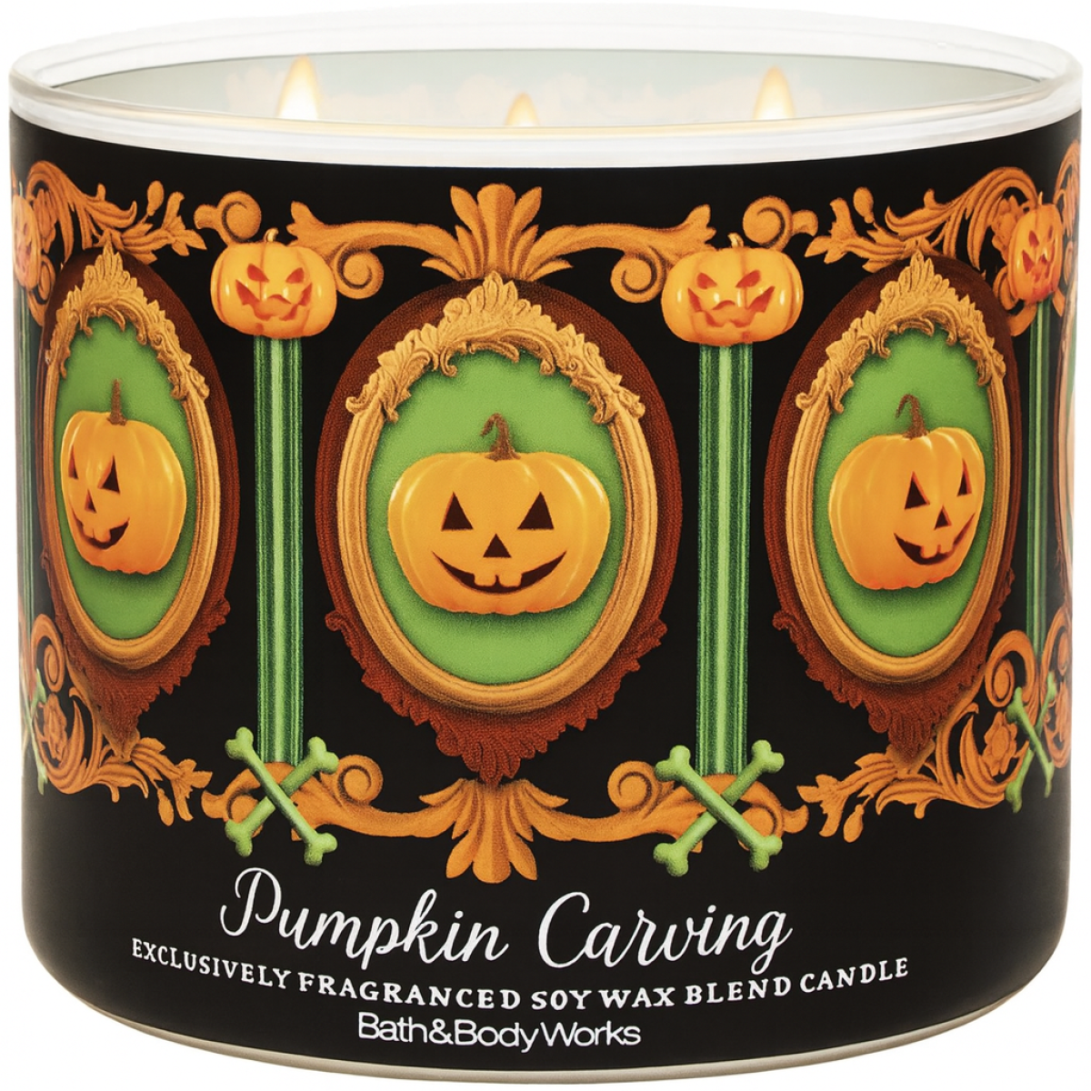 Ароматична свічка 3-Wick candle candle Pumpkin carwing