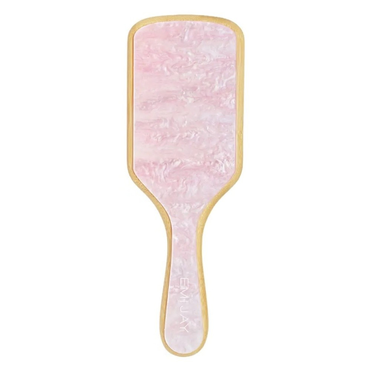 Бамбукова щітка для волосся Bamboo paddle brush in pink sugar