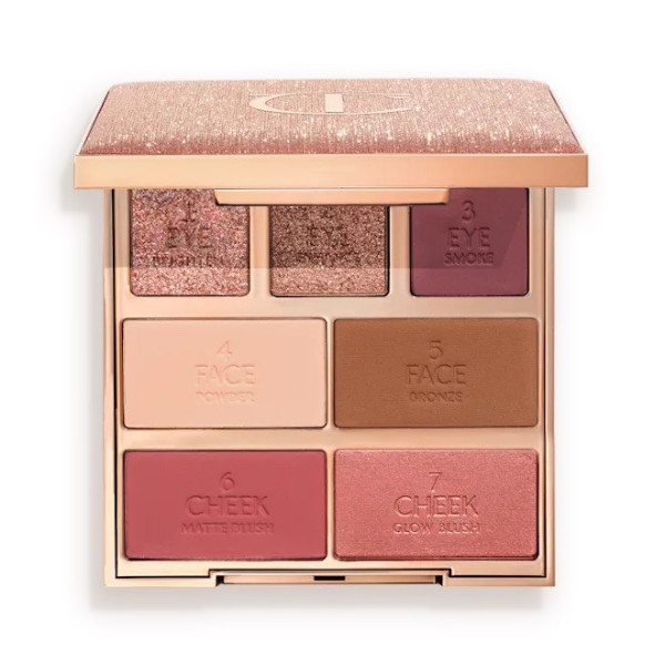 Палітра для обличчя та очей Face palette instant look dreamy, bronzed beauty