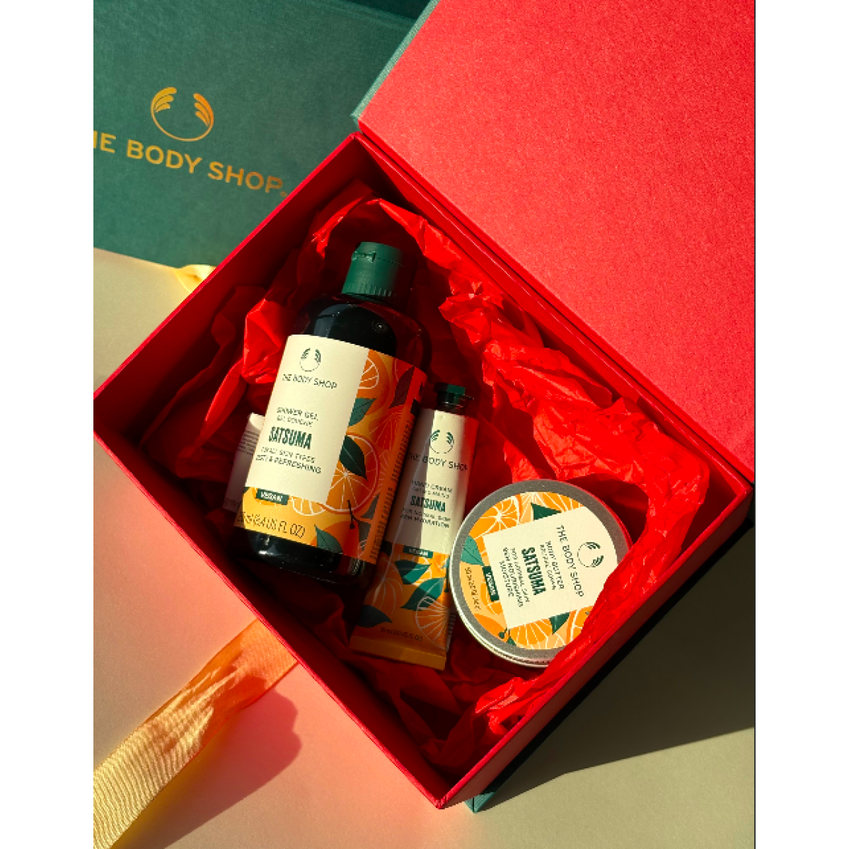 Ексклюзивний подарунковий набір для тіла Gift set box Satsuma