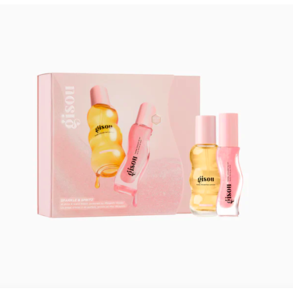 Лімітований набір з блиску та парфумованого міста для волосся Sparkle and spritz set watermelonand wildflower