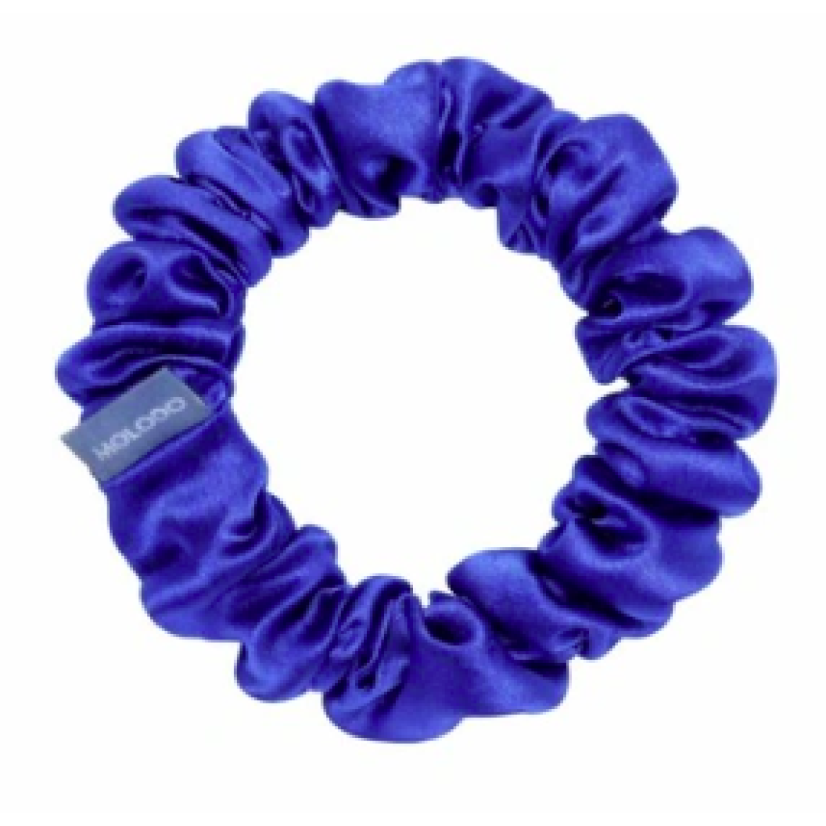 Шовкова резинка середнього розміру Silk scrunchie midi Electric