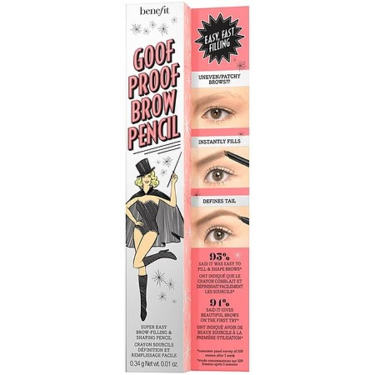 Механічний олівець для брів Brow pencil goof proof 3
