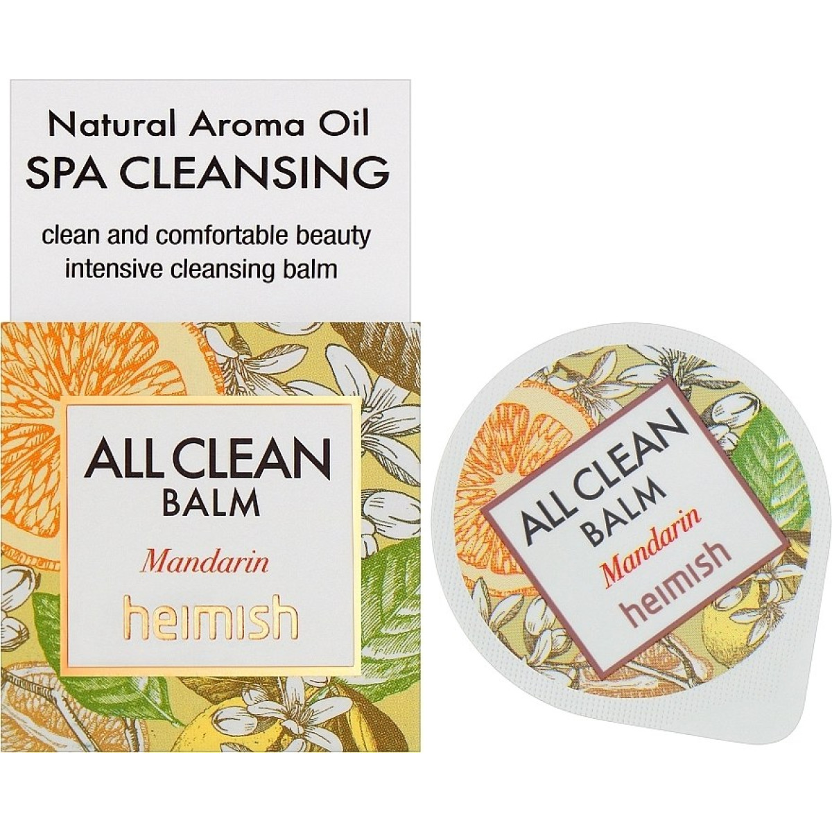 Гідрофільний бальзам у міні форматі All clean balm mandarin