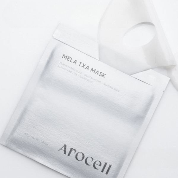 Освітлювальна гідрогелева маска для обличчя Mela TXA mask