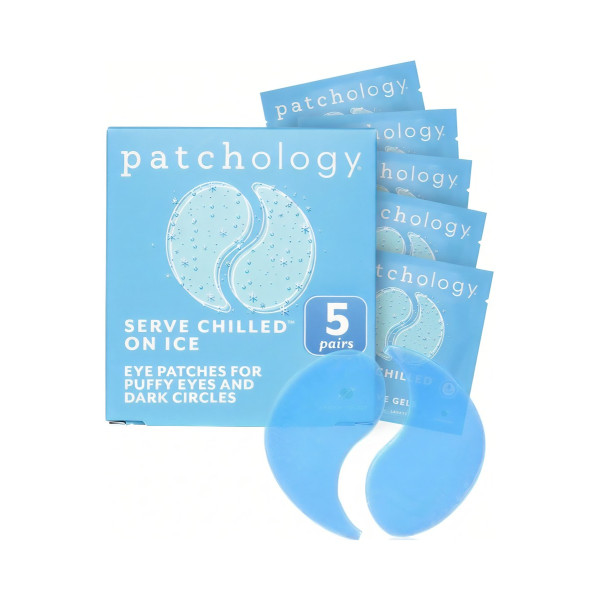 Охолоджуючі та зміцнюючі патчі (5 пар) Serve chilled iced eye gels