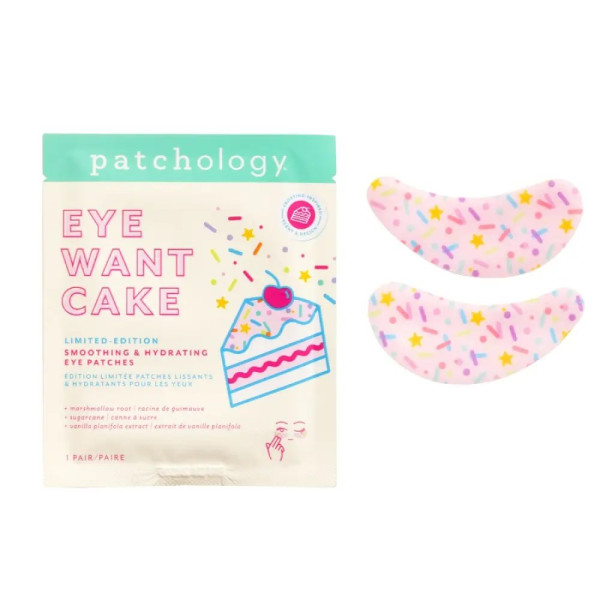 Розгладжувальні та зволожувальні лімітовані патчі (1 пара) Smoothing & hydrating eye patches Eye want Cake