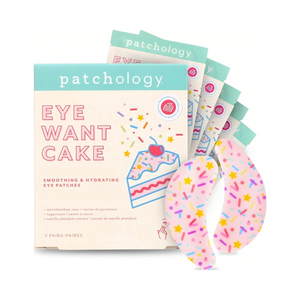 Розгладжувальні та зволожувальні лімітовані патчі (5 пар) Smoothing & hydrating eye patches Eye want Cake