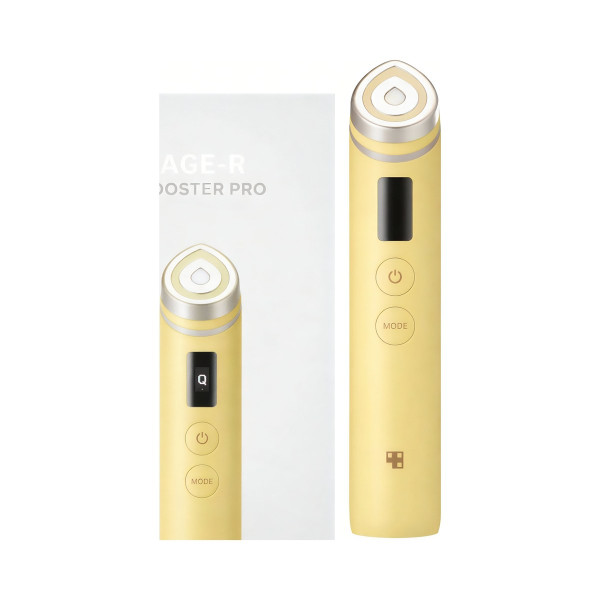Пристрій для домашнього догляду за шкірою 6 в 1 AGE-R booster pro (yellow)