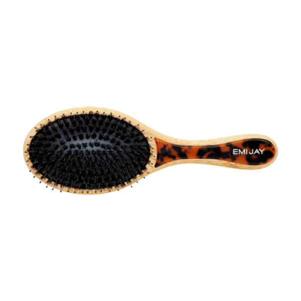 Овальна щітка для волосся Flat brush in Tortoise