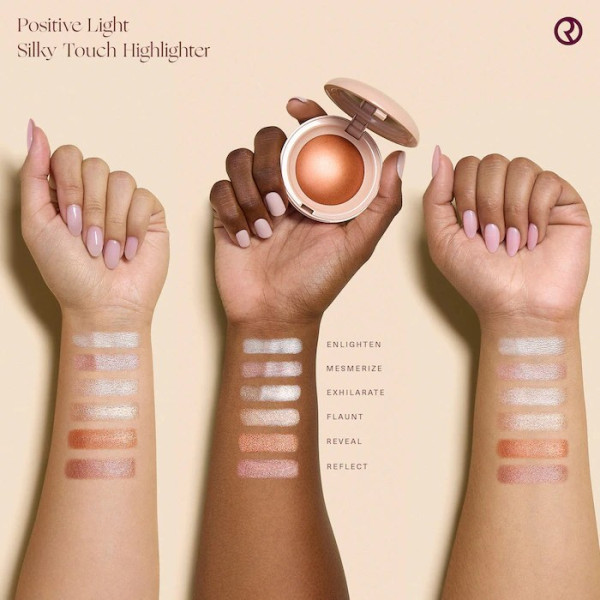 Запечений хайлайтер для обличчя Positive light silky touch highlighter Enlighten