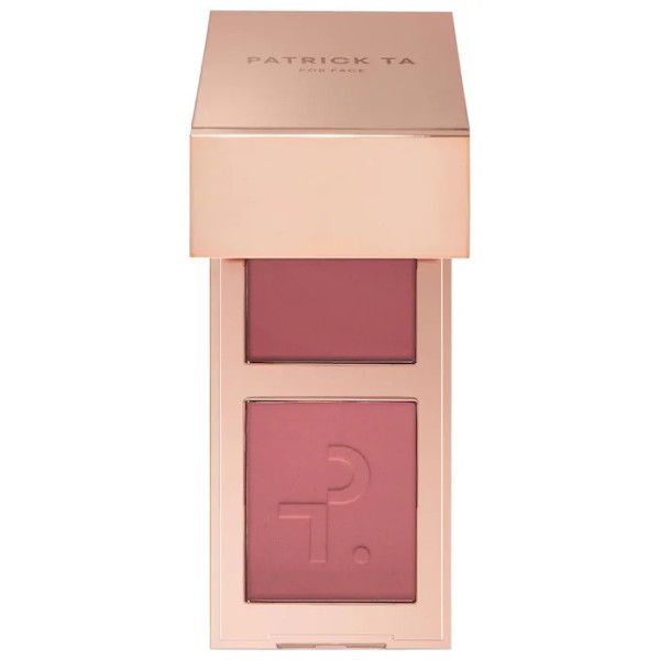 Палітра рум'ян у міні форматі Double take creme & powder blush She goes to the gym