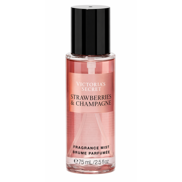 Парфумований спрей для тіла у міні форматі Body fragrance mist Strawberries champagne