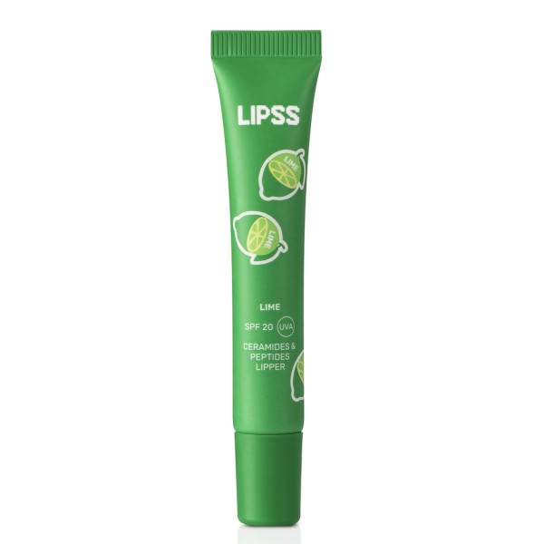 Блиск для губ з пептидами з ароматом лайму Ceramides & peptides lipper Lime