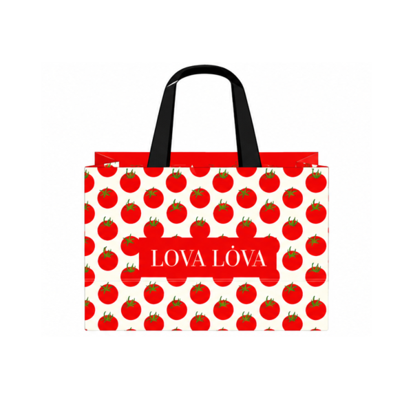 Подарунковий пакет середнього розміру Medium gift bag Tomato
