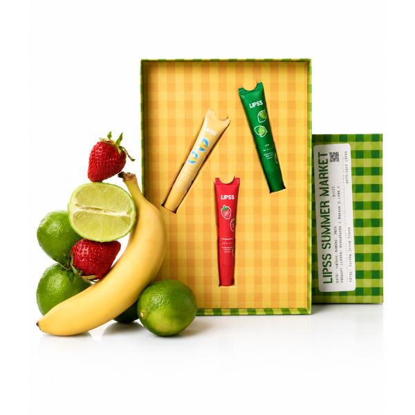 Подарунковий лімітований набір для губ Summer lip gloss set