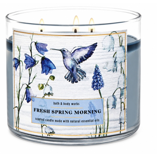 Ароматична свічка на 3 гноти 3-Wick candle Fresh spring morning