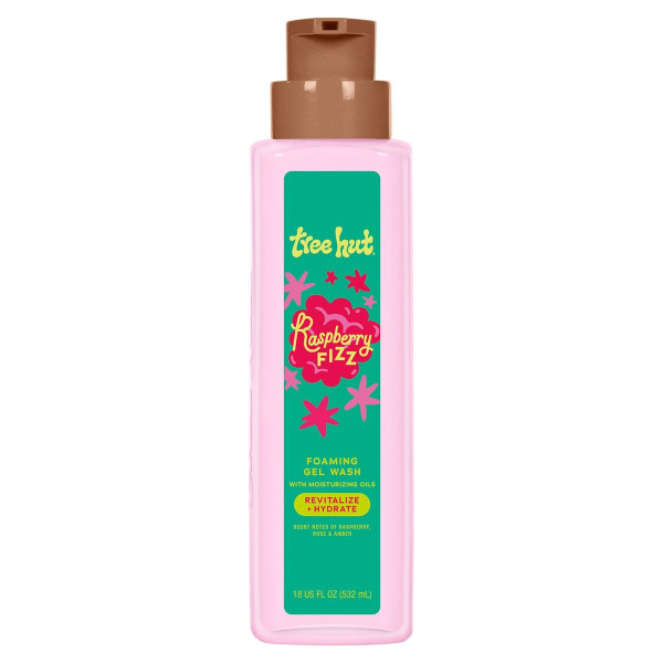 Гель для душу Foaming gel wash pump Raspberry fizz