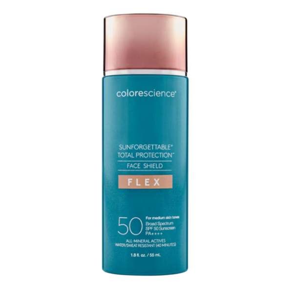 Сонцезахисний крем для обличчя з адаптивними пігментами Total protection face shield flex spf50 Light