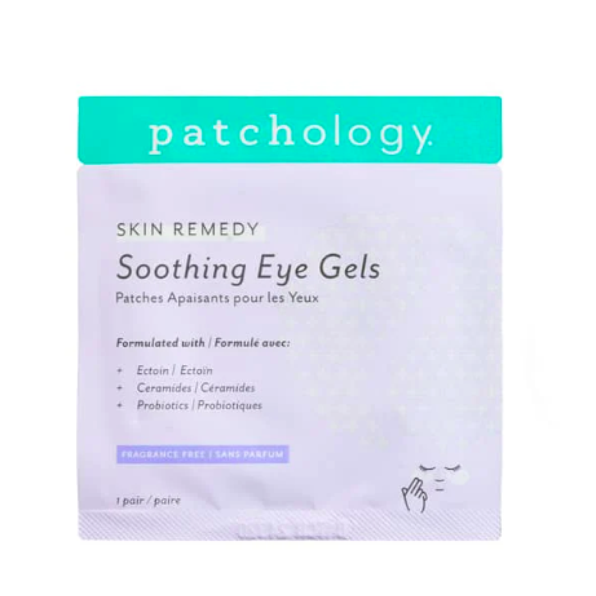 Заспокійливі патчі під очі Skin remedy soothing eye patches (1pcs)