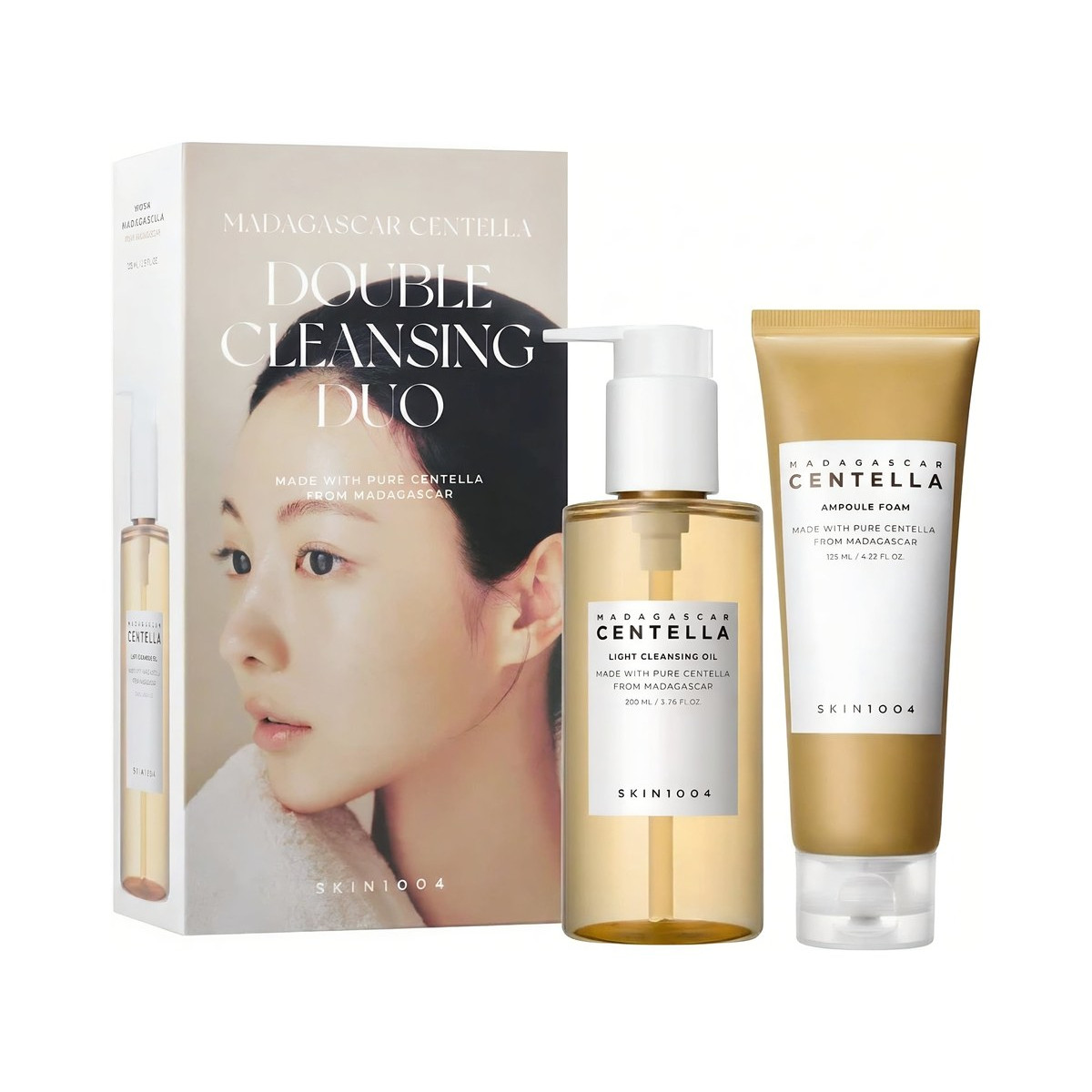 Набір для очищення обличчя Madagascar centella double cleansing duo set