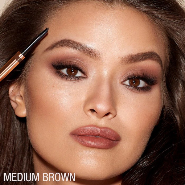 Механічний олівець для брів Brow pencil cheat Medium brown