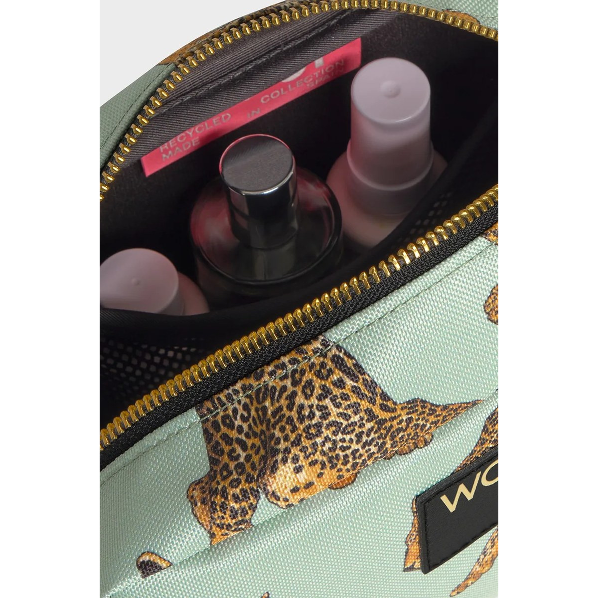 Косметичка Makeup bag daily Emerald leopard