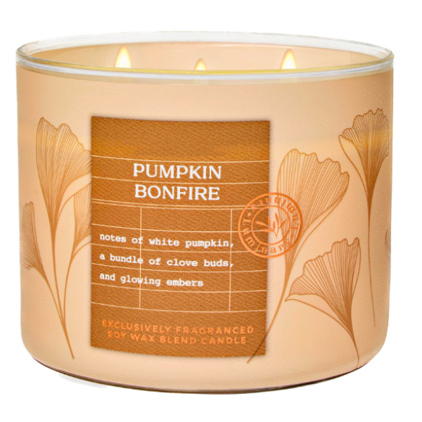 Ароматична свічка на 3 гноти 3-Wick candle Pumpkin donat shop