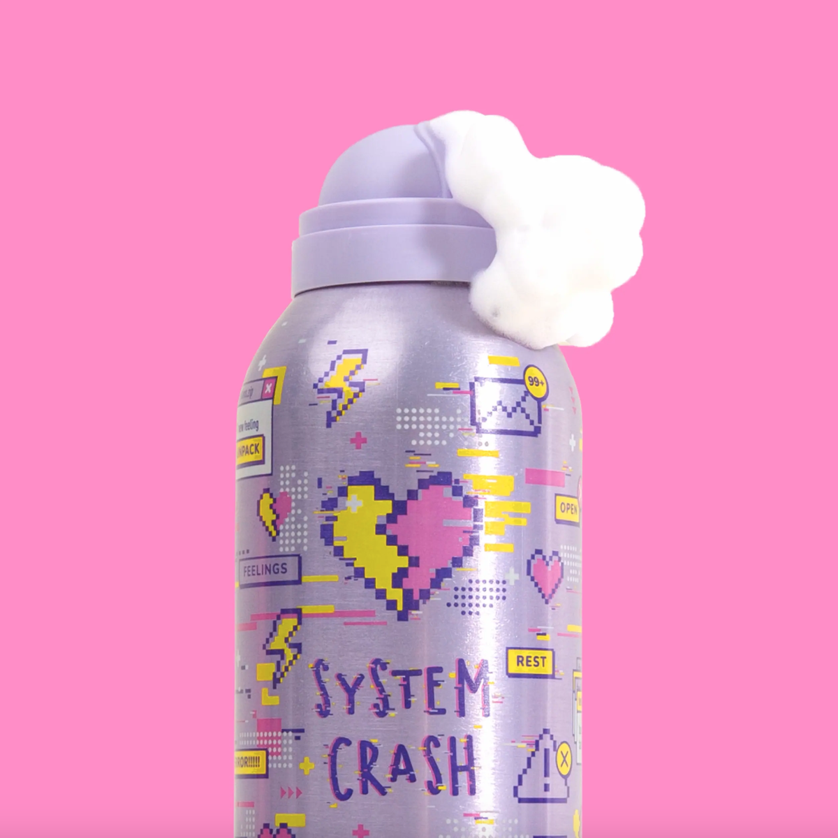 Пінка для душу з солодким ароматом жасмину, ванілі та ревеню Shower foam System crush