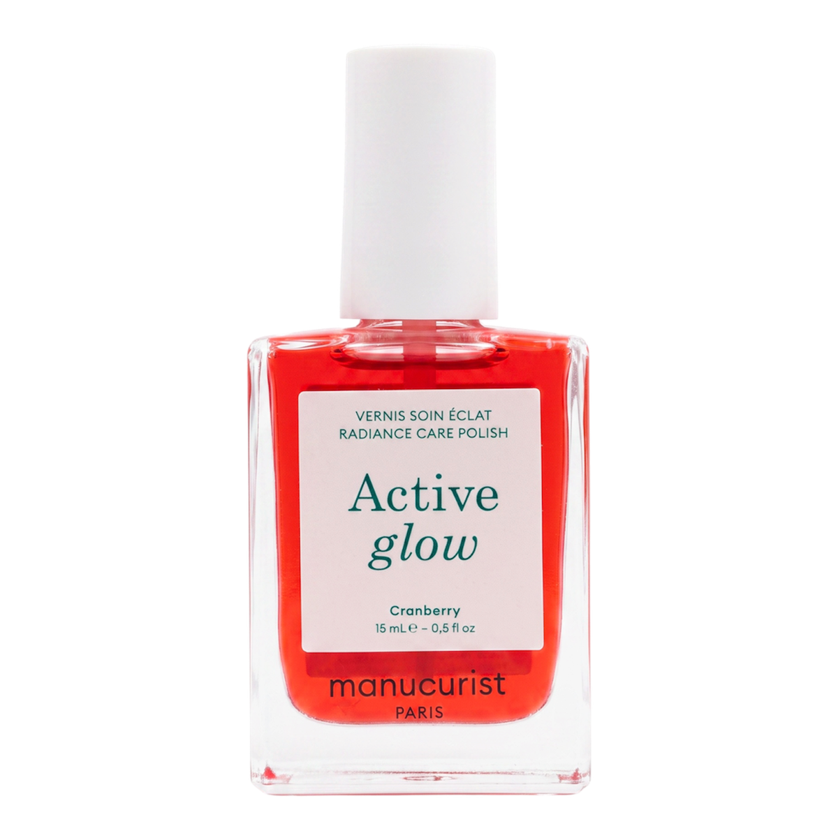 Лак для нігтів з ефектом коралового блиску Active glow Сranberry