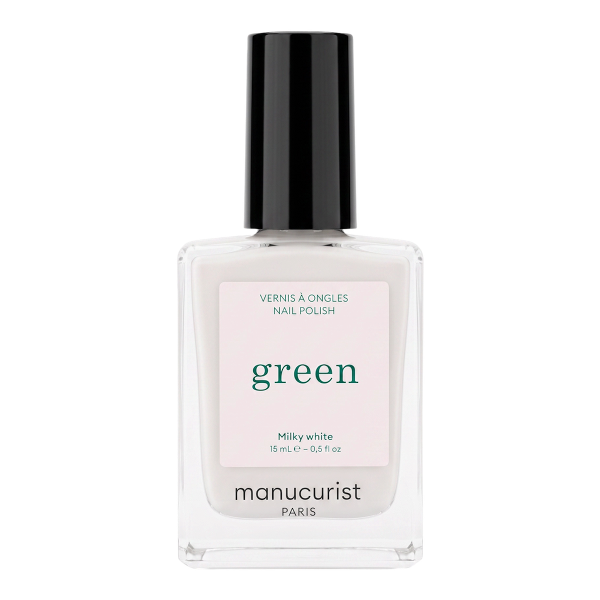 Лак для нігтів з молочним відтінком Green Milky white