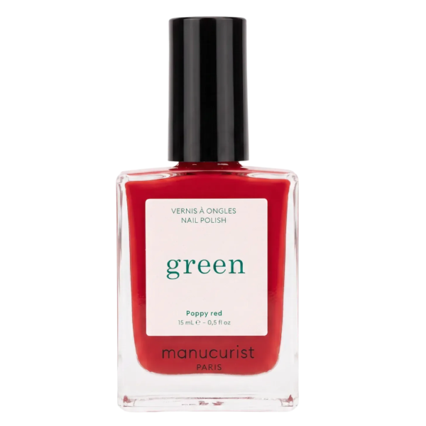Лак для нігтів з помаранчево-червоним відтінком Green Poppy red