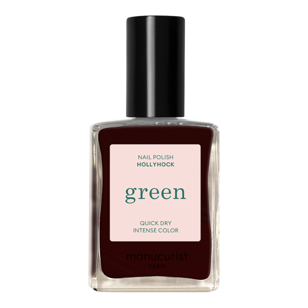 Лак для нігтів з червоно-чорним відтінком Green Hollyhock