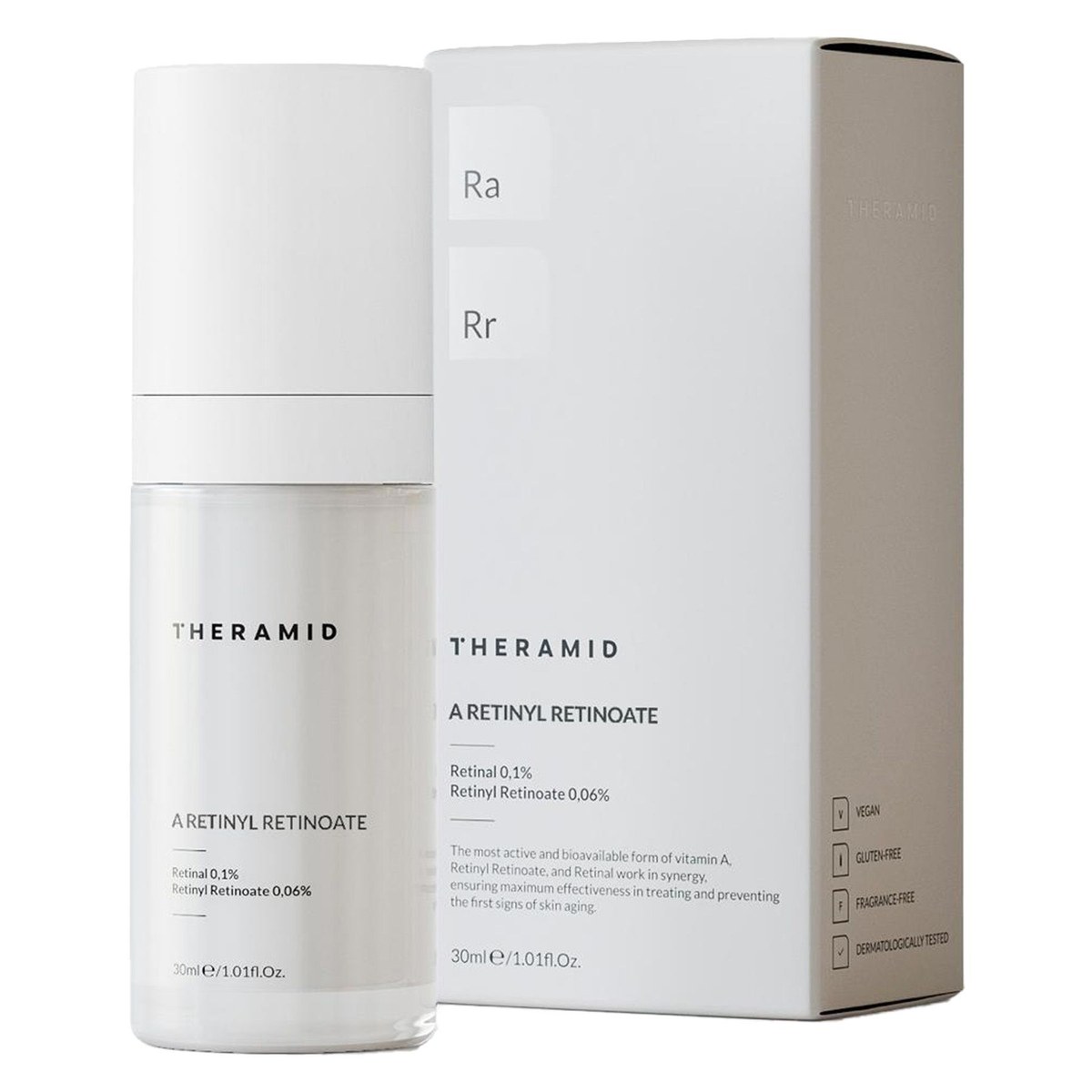 Антивікова сироватка з Ретиніл Ретиноатом A-retinyl retinoate