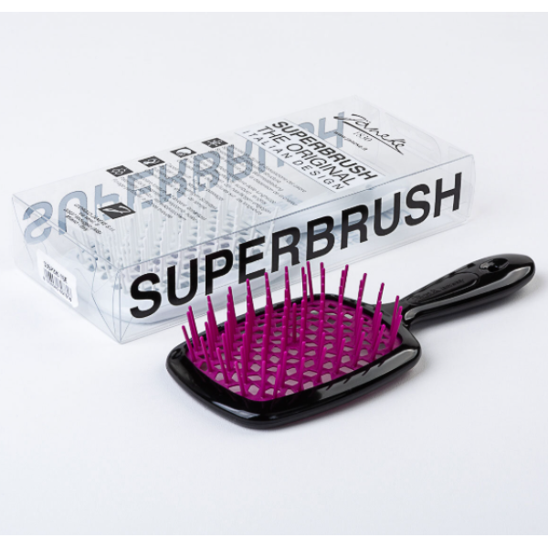 Щітка для волосся Superbrush the original Black + violet