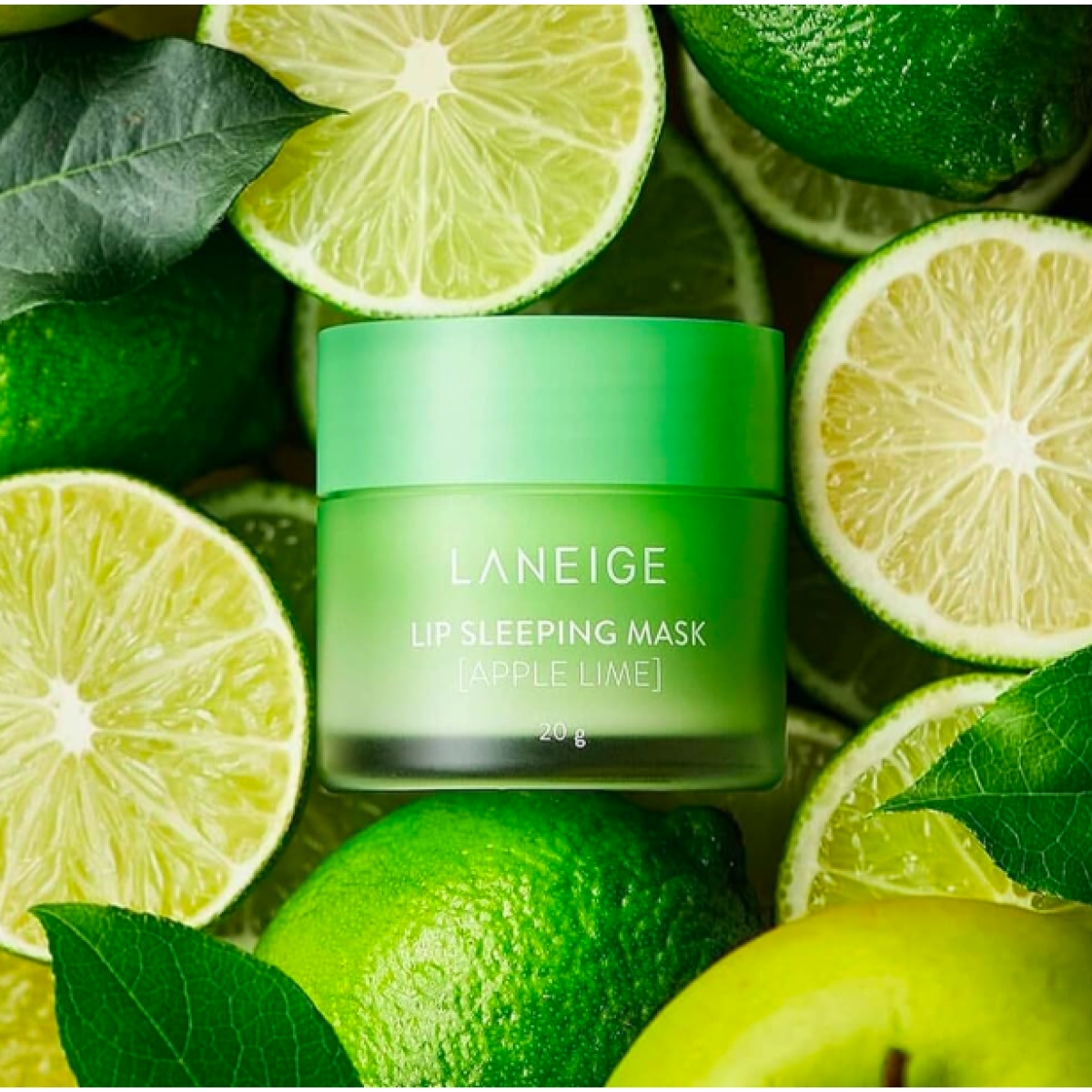 Бальзам маска для губ Sleeping lip mask Apple lime